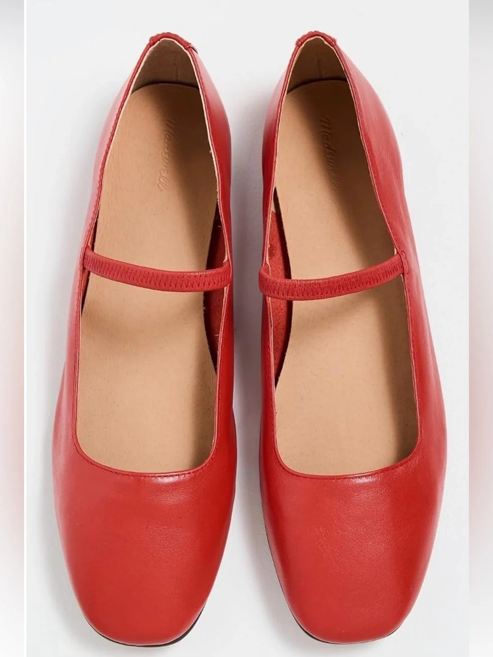 Madewell Greta ballet flats in Scarlet/Kilt Red, size 8 - Picture 5 of 10